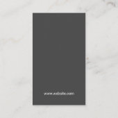 Bildung Visitenkarte (Rückseite)