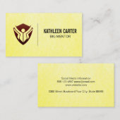 Bildung Visitenkarte (Vorne/Hinten)