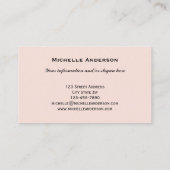 Bildung-Visitenkarte für Lehrkräfte Visitenkarte (Rückseite)