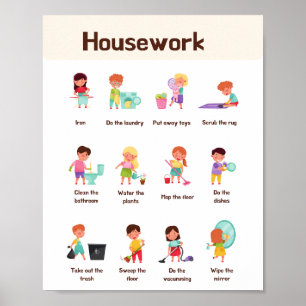 Bildung von Hausarbeit Poster