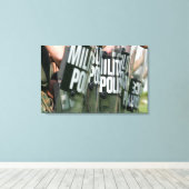 Bildung von Kontrollen Leinwanddruck (Insitu (Holzboden))