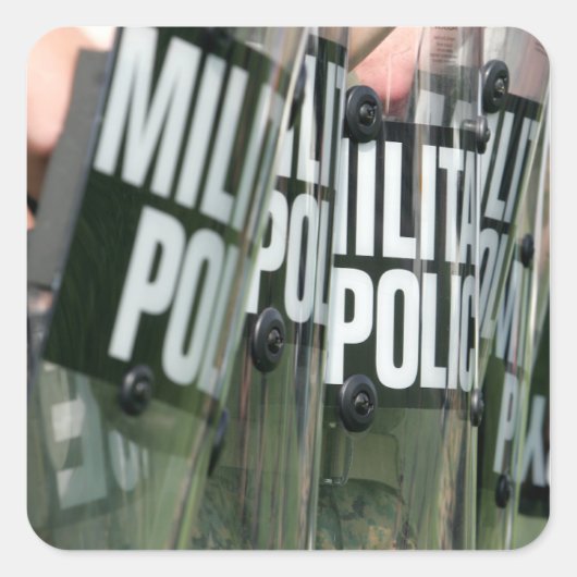 Bildung von Kontrollen Quadratischer Aufkleber (Vorderseite)