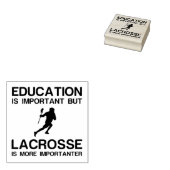 BILDUNG WICHTIG LACROSSE GUMMISTEMPEL (Stempel)