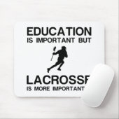 BILDUNG WICHTIG LACROSSE MOUSEPAD (Mit Mouse)