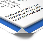 Bildung, Wissenschaft, Arbeitssicherheit Poster (Ecke)