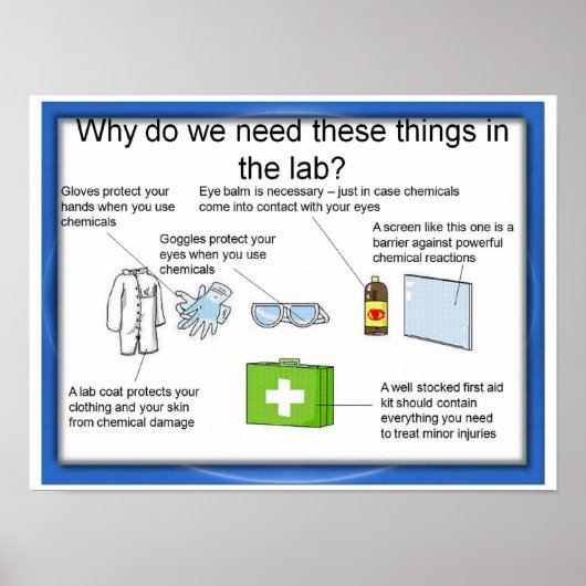 Bildung, Wissenschaft, Arbeitssicherheit Poster (Vorne)