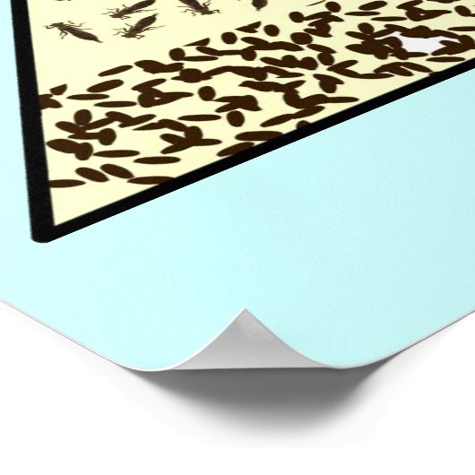 Bildung, Wissenschaft, Lebensmittelkette Poster (Ecke)