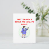 Bildung Witz Postkarte (Stehend Vorderseite)