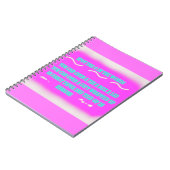 BILDUNG WÖRTER DESIGN PINK NOTIZBLOCK (Linke Seite)
