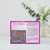 Bildung, Zuwanderung, Witze Postkarte (Stehend Vorderseite)