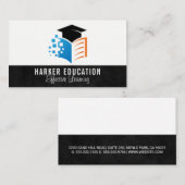 Bildungen | Abschluss-Hutlogo Visitenkarte (Vorne/Hinten)