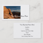 Bildungen im roten Rock Visitenkarte (Vorne/Hinten)