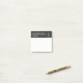 Bildungs-Symbol-personalisierte Anmerkungs-Auflage Post-it Klebezettel (Auf Schreibtisch)