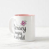 Bildungs-Tasse Zweifarbige Tasse (Vorderseite Links)