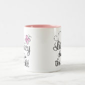 Bildungs-Tasse Zweifarbige Tasse (Mittel)