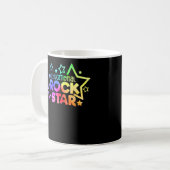 BILDUNGSROCKSTAR Funny Teacher Zurück zur Schule Kaffeetasse (Vorderseite Links)