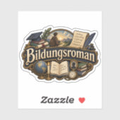 Bildungsroman Aufkleber (Blatt)