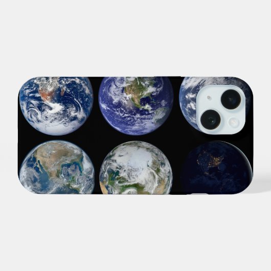 Bildvergleich der ikonischen Ansichten des Planete iPhone 15 Hülle (Rückseite (Horizontal))