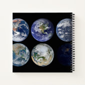 Bildvergleich der ikonischen Ansichten des Planete Notizblock (Rückseite)