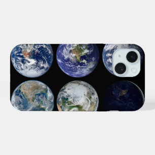 Bildvergleich ikonischer Ansichten des Planeten Er iPhone 15 Hülle