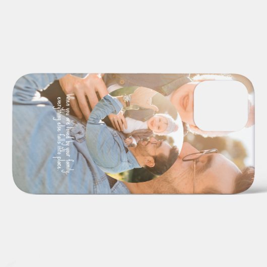 Bildverstärker FotoCollage Einfache Rundrahmen Case-Mate iPhone Hülle (Rückseite (Horizontal))