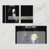 Bildvorlage, Farbpalette+DIY Schriftart Visitenkarte (Vorne/Hinten)