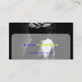 Bildvorlage, Farbpalette+DIY Schriftart Visitenkarte (Rückseite)