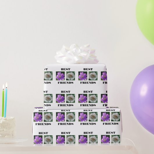 Bildvorlage für die besten Freunde Geschenkpapier (Partygeschenke)