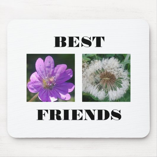 Bildvorlage für die besten Freunde Mousepad (Vorne)