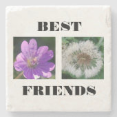 Bildvorlage für die besten Freunde Steinuntersetzer (Vorderseite)