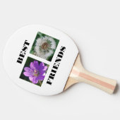 Bildvorlage für die besten Freunde Tischtennis Schläger (Seitenansicht)