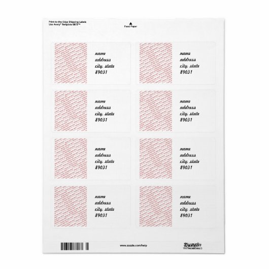 Bildvorlage für die Größe 8x10 (Vorne)