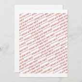 Bildvorlage für die Größe 8x10 Einladung (Vorne/Hinten)