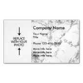 Bildvorlage für klassisches Marmorbild Magnetische Visitenkarte (Vorderseite)