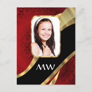 Bildvorlage für rote Dambitze Postkarte