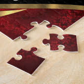Bildvorlage für rote Dambitze Puzzle (Seite)