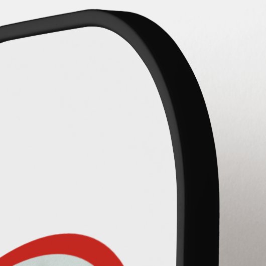 Bildvorlage Herzform Pickleball Schläger (Linke Seite)