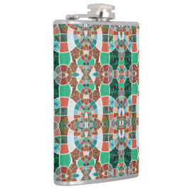 Bildwiederholung mit leichter Fraktal-Wirkung Flachmann