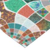 Bildwiederholung mit leichter Fraktal-Wirkung Tischdecke (Schrägansicht)