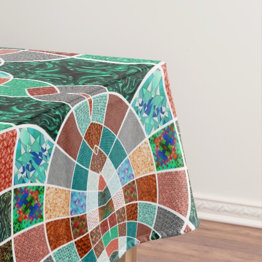 Bildwiederholung mit leichter Fraktal-Wirkung Tischdecke (Beispiel)