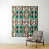 Bildwiederholung mit leichter Fraktal-Wirkung Wandteppich (Beispiel)