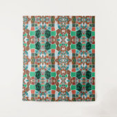 Bildwiederholung mit leichter Fraktal-Wirkung Wandteppich (Vorderseite)