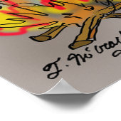 Bildzeichen in Passwörtern Poster (Ecke)