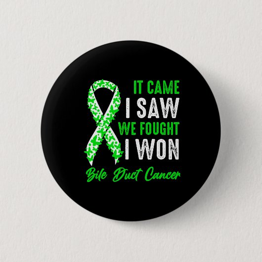 Bile Duct Cancer Awareness 1 Button (Vorderseite)