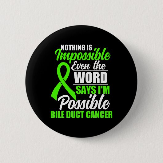 Bile Duct Cancer Awareness 2 Button (Vorderseite)