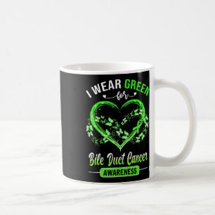 Bile Duct Cancer Awareness I Tragen Green Butterfl Kaffeetasse