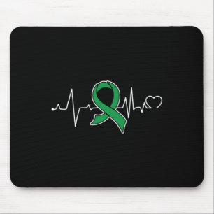 Bile Duct Cancer Awareness Support Ribbon Mousepad