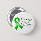 Bile Duct Cancer Ribbon Jemand I Liebe Button (Vorne & Hinten)