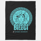 Bileci-Logo Fleecedecke (Vorderseite)