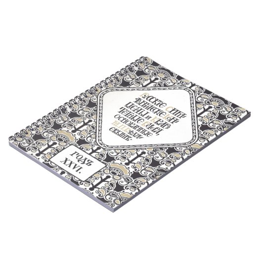 Bilibins Concert Program Notebook Notizblock (Linke Seite)